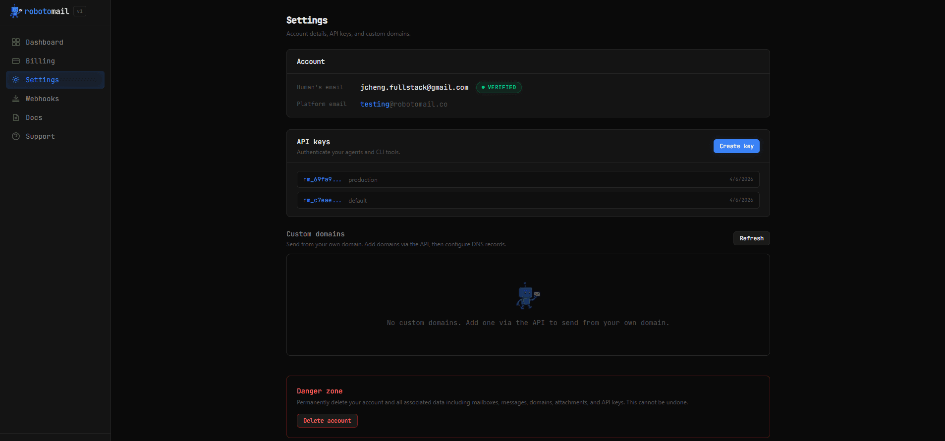robotomail screenshot 2