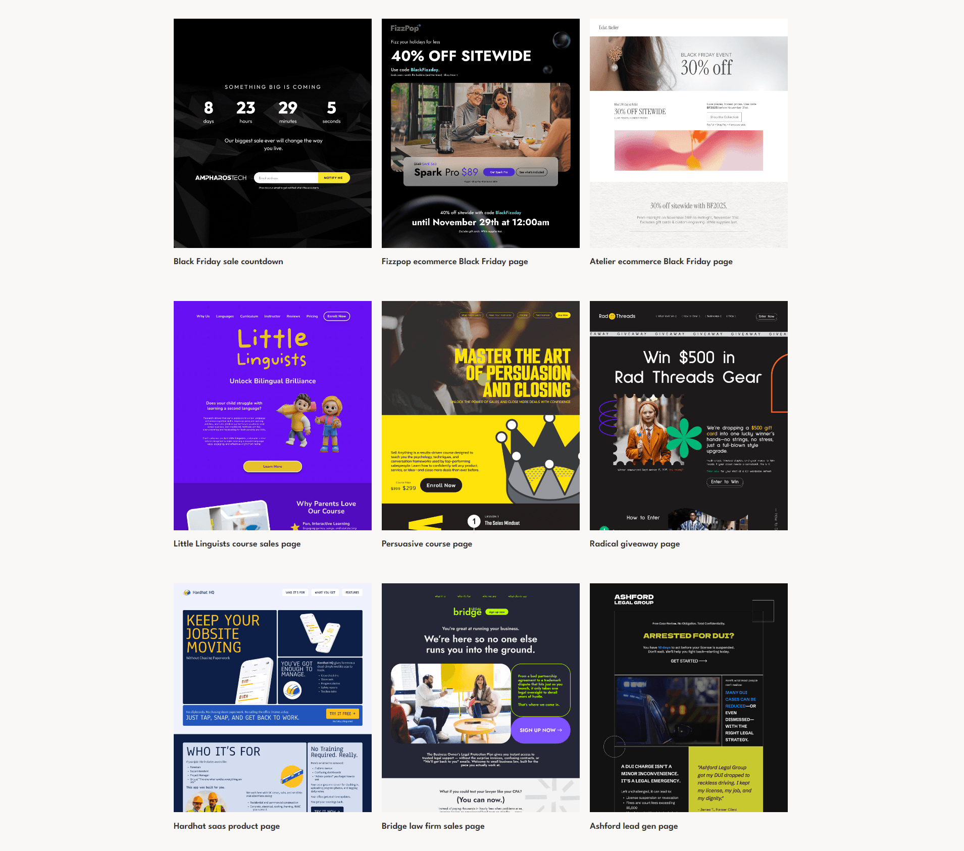 unbounce screenshot 3